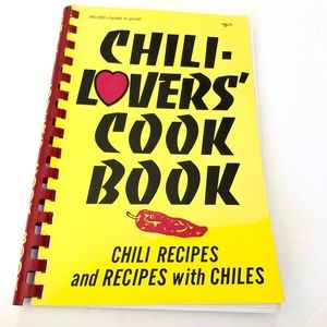 Chili Lover's CookBook Chili Recipes Chili Cook Off